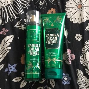 Bath and body works vanilla bean Noel set